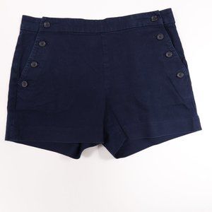 Banana Republic Sailor Front Chino Shorts  Blue	Size	6